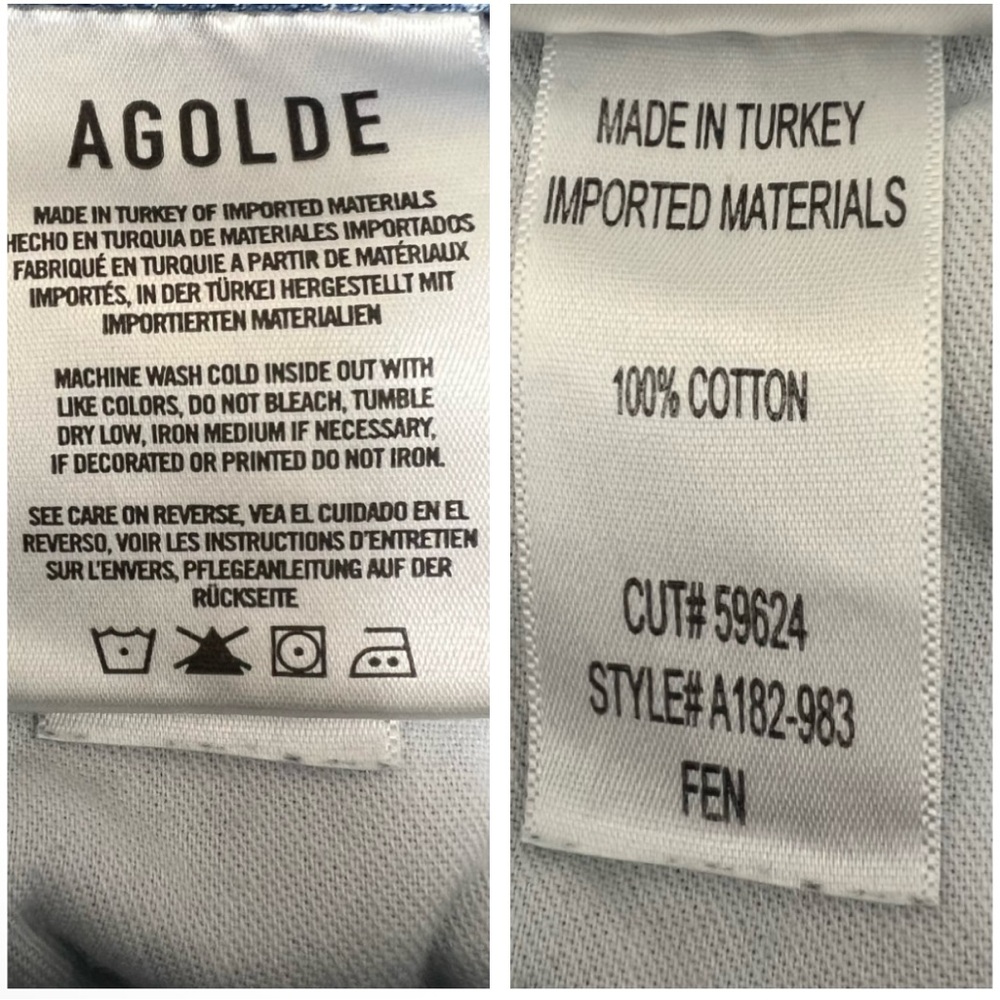 AGOLDE Fen High Rise Relaxed Taper
Jeans Size 28 - Picture 9 of 11